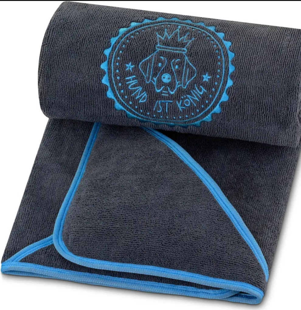 Serviette pour chien HUND IST KÖNIG* - extra absorbant    (130x75 cm)