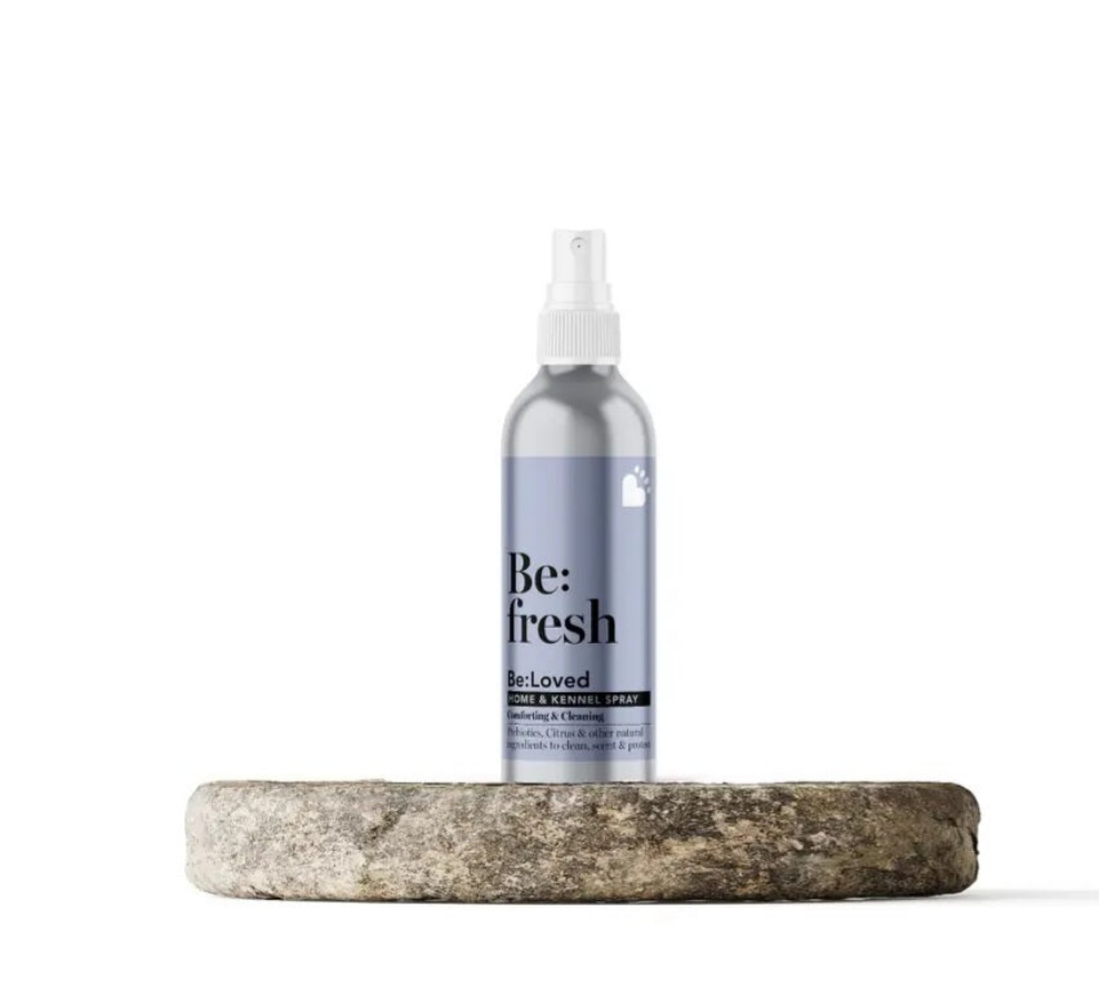 Be:Fresh Spray-Kennel & Pet Home, rafraîchissant et nettoyant.