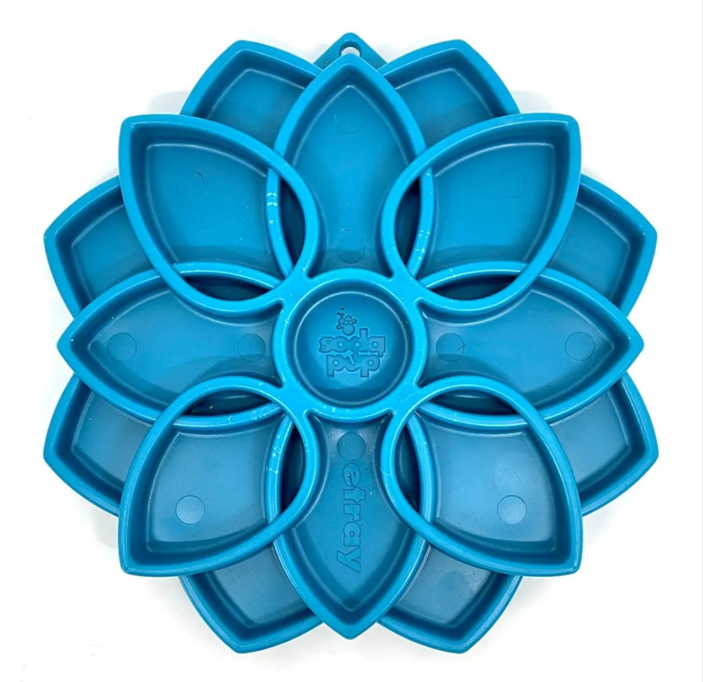 Plateau d'enrichissement pour chiens-   Mandala Design eTray-Blu