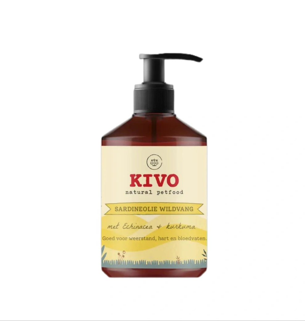 Huile de sardine - Échinacée et curcuma -500 ml